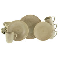KOMBISERVICE 16-teilig  - Sandfarben, Design, Keramik - Creatable