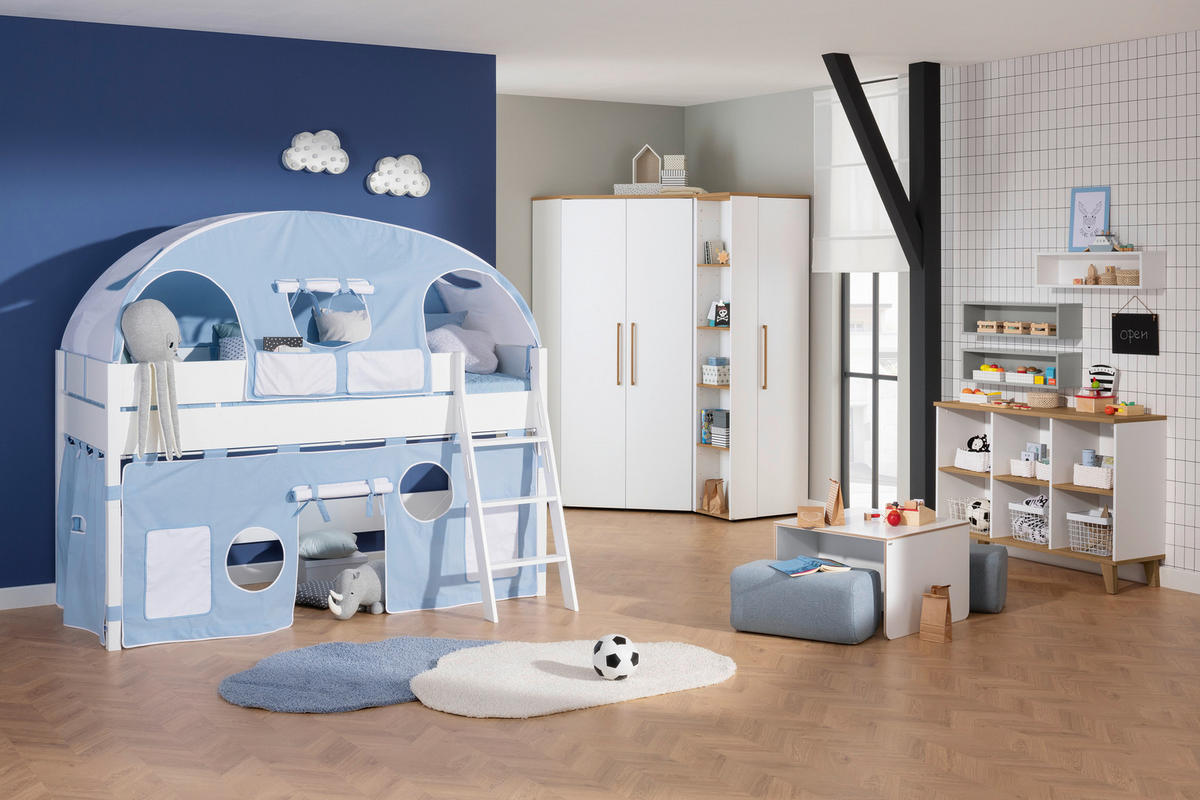 SPIELBETT 90/200 cm Weiß  - Weiß, KONVENTIONELL (90/200cm) - Paidi