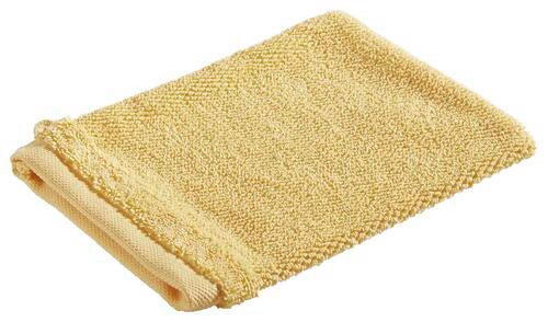 WASCHLAPPEN BONITA Currygelb 4-teilig - Currygelb, Natur, Textil (16/21cm) - Bio:Vio