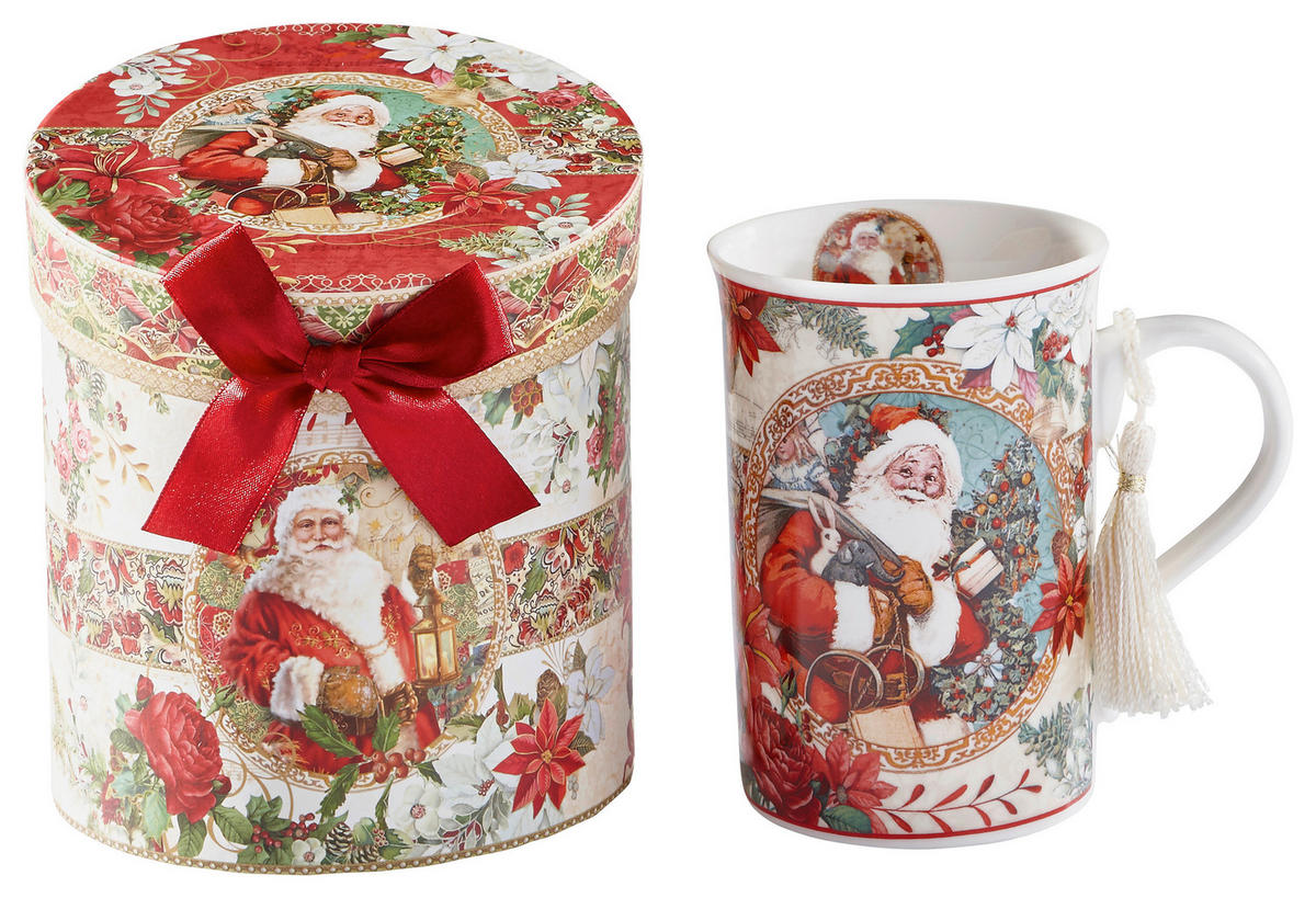 VELIKA ŠALICA ZA KAVU - višebojno, Lifestyle, keramika (0,32l) - X-Mas