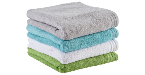 DUSCHTUCH 60/120 cm Silberfarben - Silberfarben, KONVENTIONELL, Textil (60/120cm) - Boxxx