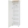 GARDEROBE 5-teilig  in 247/202/38 cm  - Eichefarben/Anthrazit, Basics, Glas/Holzwerkstoff (247/202/38cm) - Xora