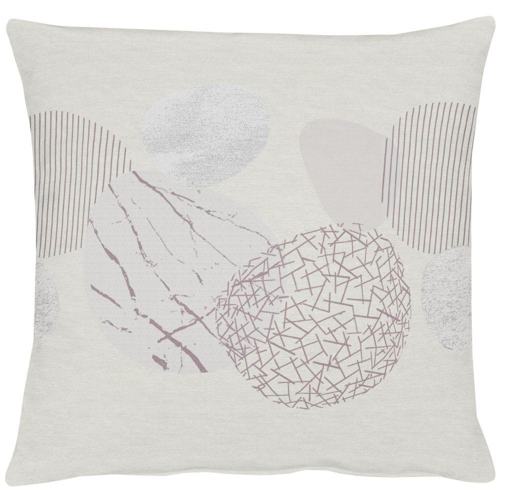 KISSENHÜLLE Loft Style  49/49 cm  - Mauve/Naturfarben, Basics, Textil (49/49cm) - Ambiente
