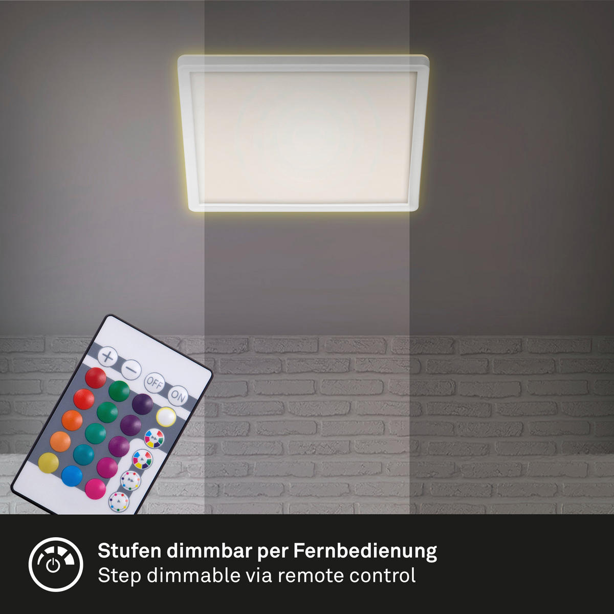 LED-PANEEL Slim 29,3/29,3/2,8 cm   - Weiß, Basics, Kunststoff (29,3/29,3/2,8cm)