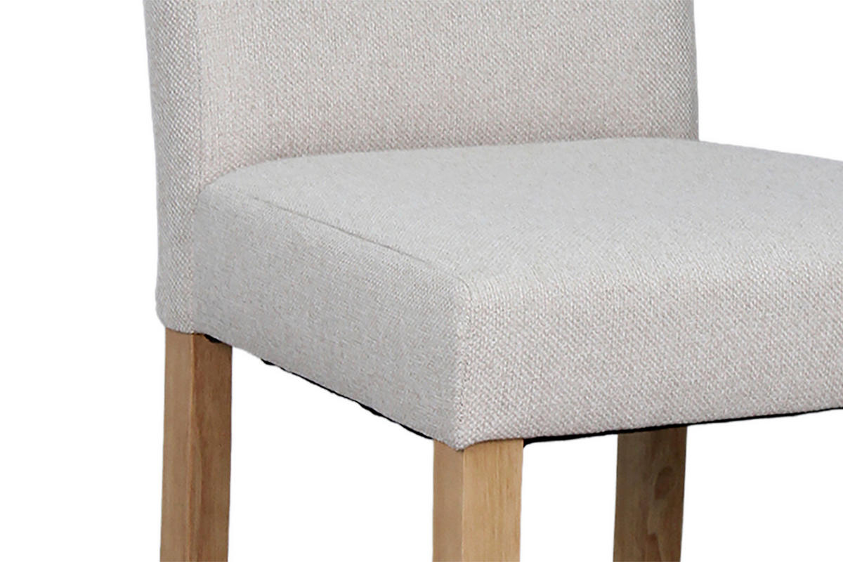 STUHL-SET - Taupe/Braun, MODERN, Holz/Textil (47/99,5/60cm) - MID.YOU