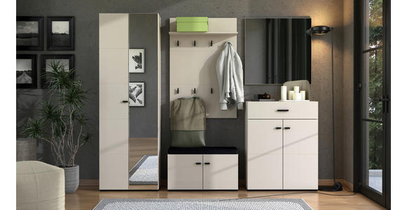 GARDEROBE 6-teilig  in 240/194/35 cm  - Kaschmir, Basics, Holzwerkstoff/Textil (240/194/35cm) - Carryhome