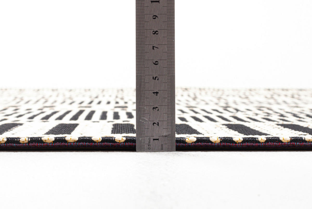 OUTDOORTEPPICH 120/180 cm Schwarz  - Schwarz, Basics, Textil (120/180cm) - Tom Tailor