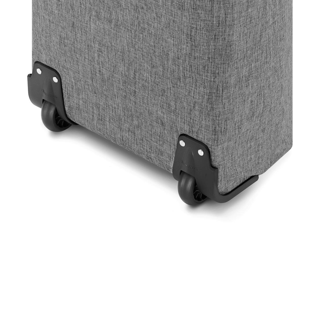 EINKAUFSTROLLEY Trolley M twist silver  - Schwarz/Grau, Design, Kunststoff (43/53/21cm) - Reisenthel