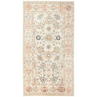 VINTAGE-TEPPICH 80/150 cm Living Jane Hellrosa, Perlmutt, Pastellblau rechteckig  - Pastellblau/Hellrosa, LIFESTYLE, Kunststoff/Textil (80/150cm) - Lindorug