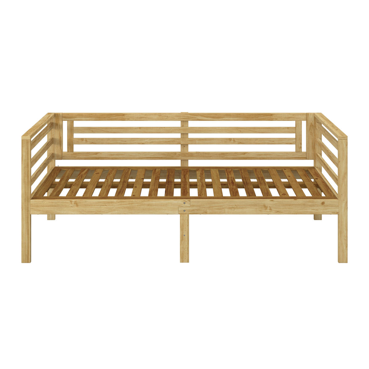 BANCĂ DE GRĂDINĂ - alb/culoare lemn acacia, Modern, lemn/textil (180/70/74cm) - James Wood