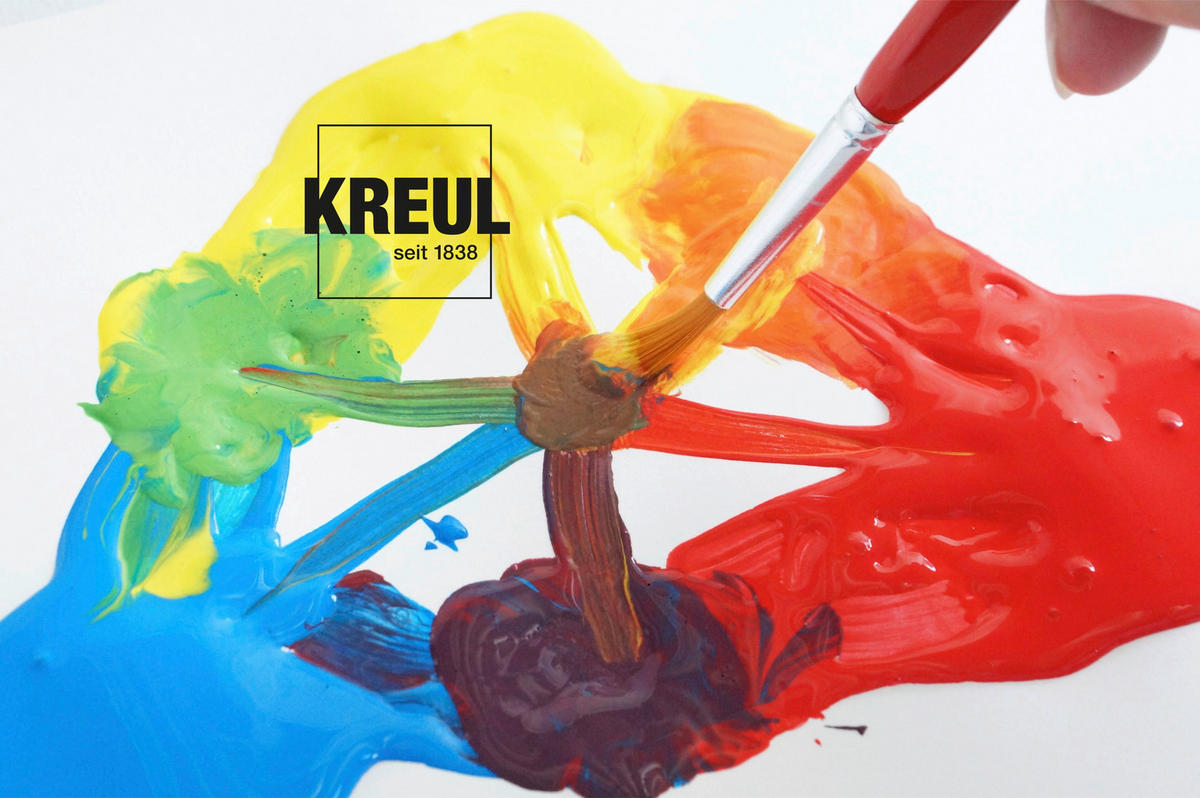 ACRYLFARBE - Blau/Gelb, Basics (8/11/11,5cm)