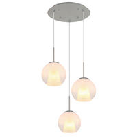 HÄNGELEUCHTE BARRY 45/120 cm  - Klar/Chromfarben, Basics, Glas/Kunststoff (45/120cm) - Globo