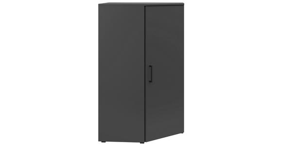 ECKKOMMODE in 101/115/79 cm - Anthrazit/Schwarz, MODERN, Holzwerkstoff/Kunststoff (101/115/79cm) - Carryhome