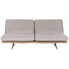 SCHLAFSOFA Webstoff Naturfarben  - Beige/Schwarz, Design, Holz/Textil (204/92/90cm) - Dieter Knoll
