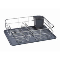 AVRINNINGSSTÄLL  - silver/grå, Basics, metall/plast (39,5/12,5/32cm) - Best Price