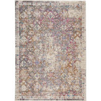 VINTAGE-TEPPICH 133/190 cm Creme, Dunkelorange rechteckig  - Dunkelorange/Creme, Design, Textil (133/190cm) - Novel