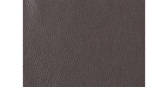 2,5-SITZER in Leder Dunkelbraun - Dunkelbraun/Schwarz, Design, Leder/Metall (200/102/92cm) - Johann Jakob
