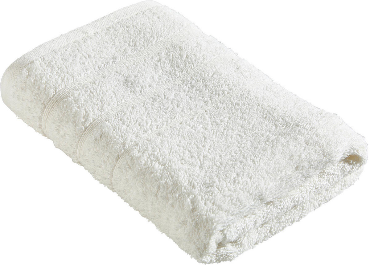 HANDTUCH MAKI Weiß  - Weiß, Basics, Textil (50/100cm) - Bio:Vio