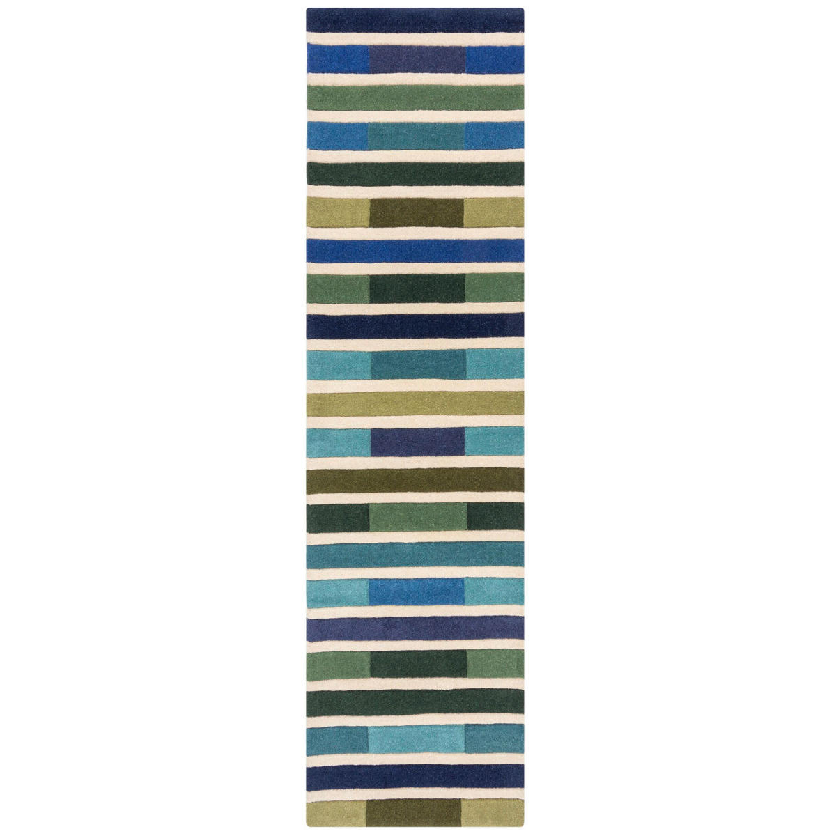 VLNĚNÝ KOBEREC, 60/230 cm, zelená - zelená, Basics, textil (60/230cm)