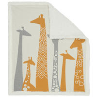 SCHMUSEDECKE  80/100 cm  - Ecru/Gelb, Trend, Textil (80/100cm) - Patinio