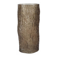 VÁZA, sklo, 30,5 cm - hnědá, Basics, sklo (30,5cm)