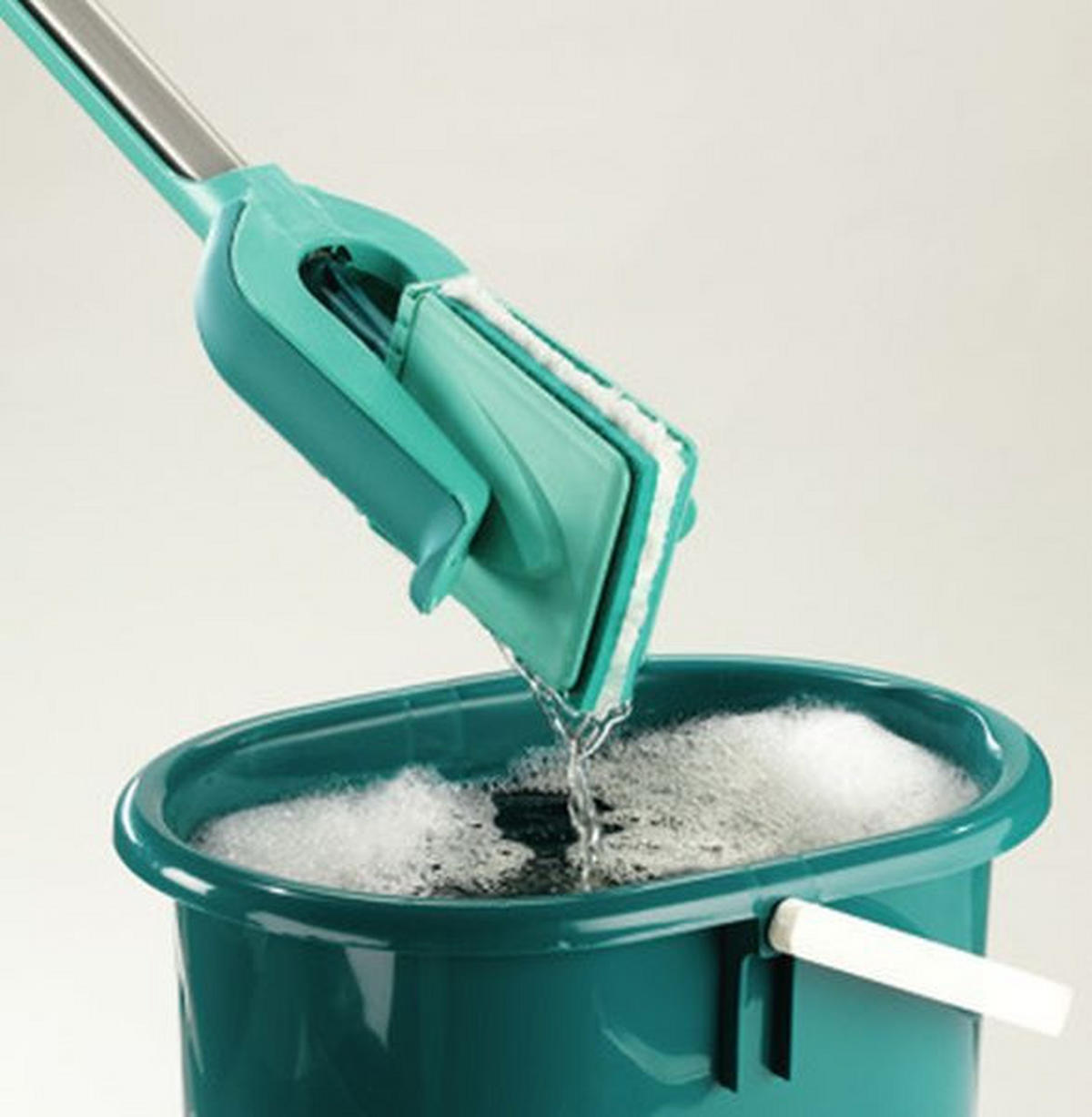 MOP Picobello S Micro duo - tyrkysová, Basics, kov/plast (28/7/148cm) - Leifheit