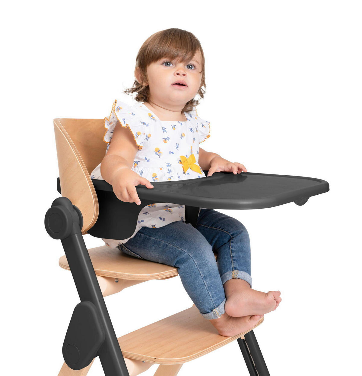 HOCHSTUHL Meraviglia  - Buchefarben/Schwarz, Basics, Holz/Kunststoff (44/63-83/55cm) - Chicco