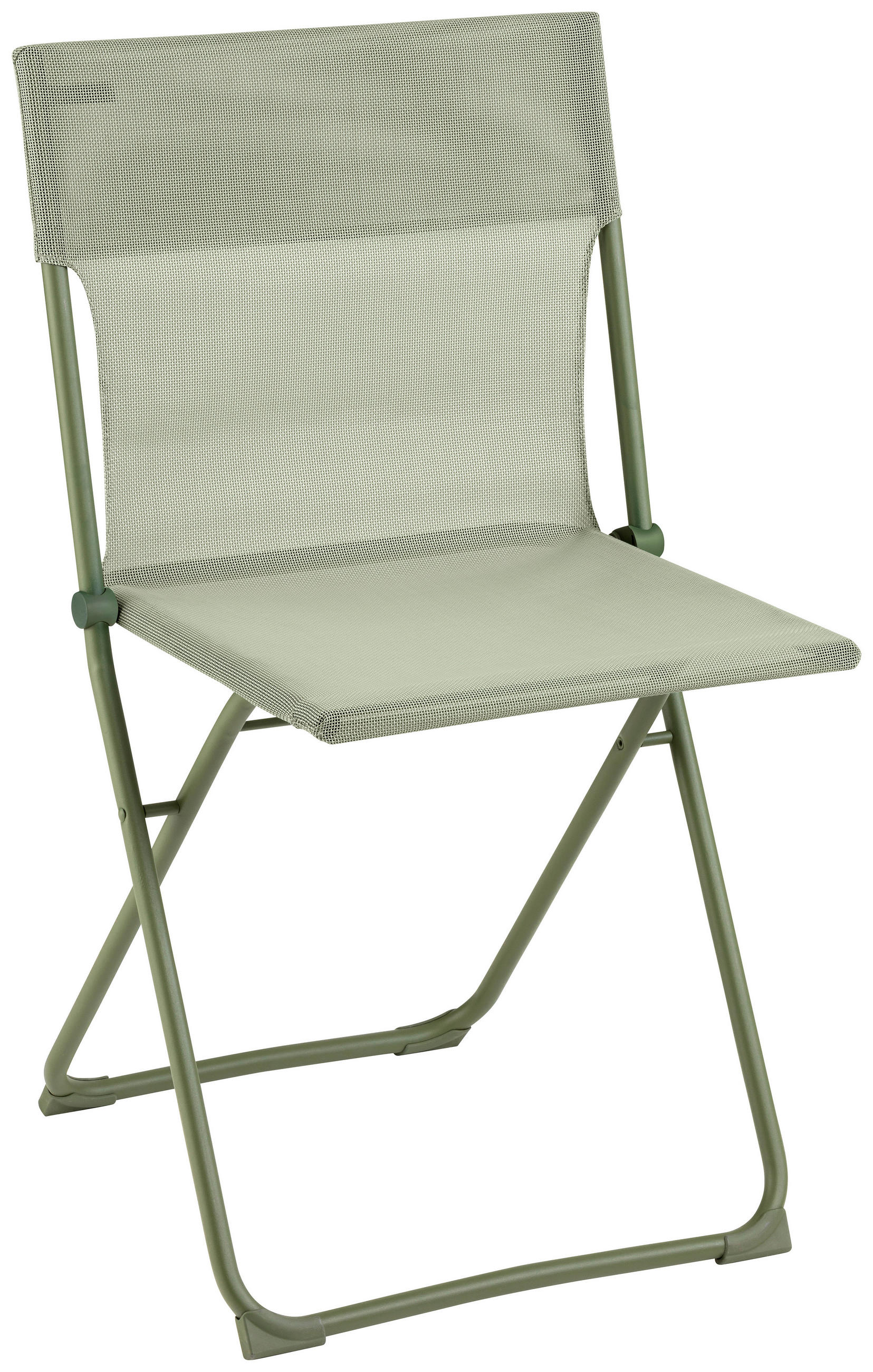 KLAPPSTUHL Netzbespannung Waldgrün, Grün  - Waldgrün/Grün, Basics, Textil/Metall (48/83/44cm) - Lafuma Mobilier