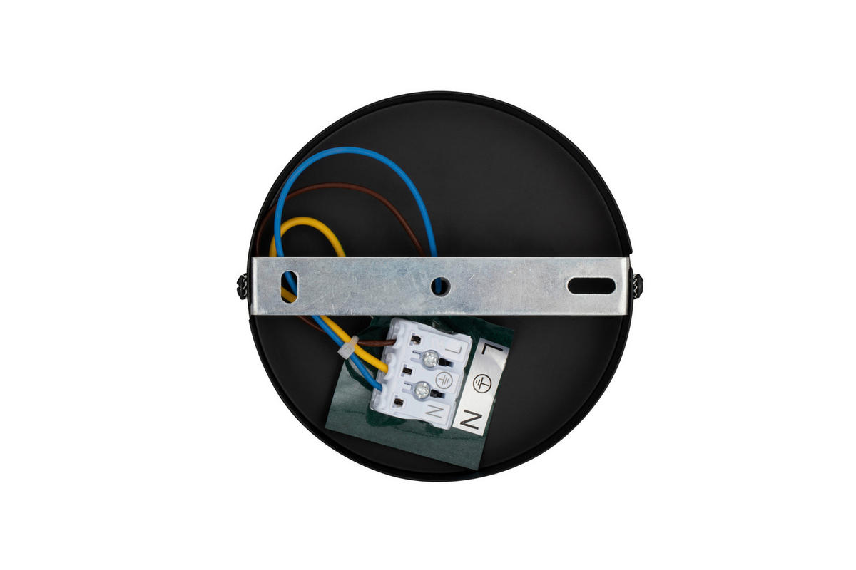 DECKENLEUCHTE 25/13 cm   - Grün, Design, Glas/Metall (25/13cm) - Collet's Monde