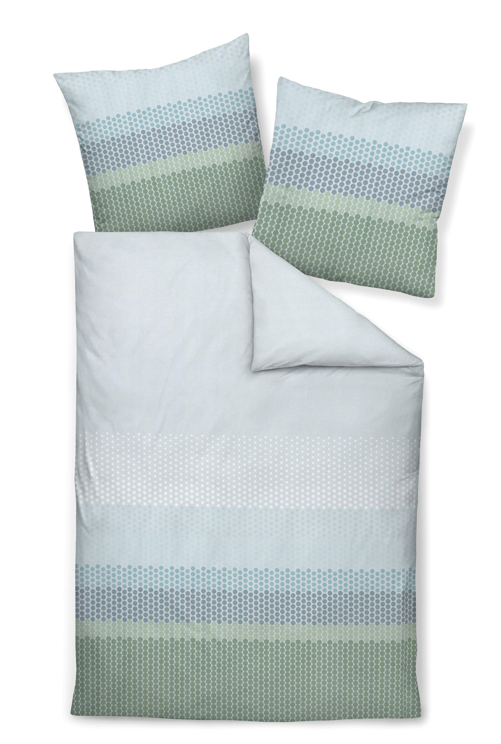 BETTWÄSCHE Biber 135/200 cm  - Türkis, Design, Textil (135/200cm) - Janine
