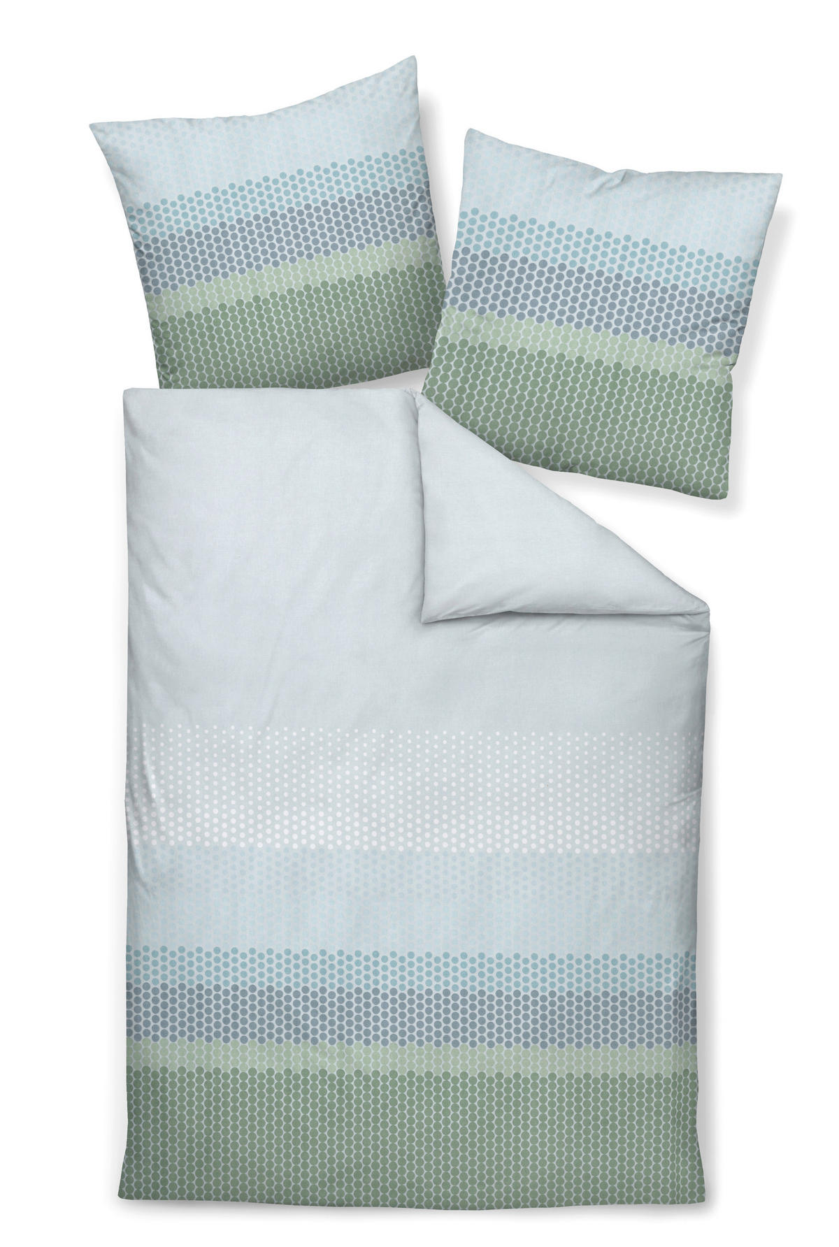 BETTWÄSCHE Biber 135/200 cm  - Türkis, Design, Textil (135/200cm) - Janine