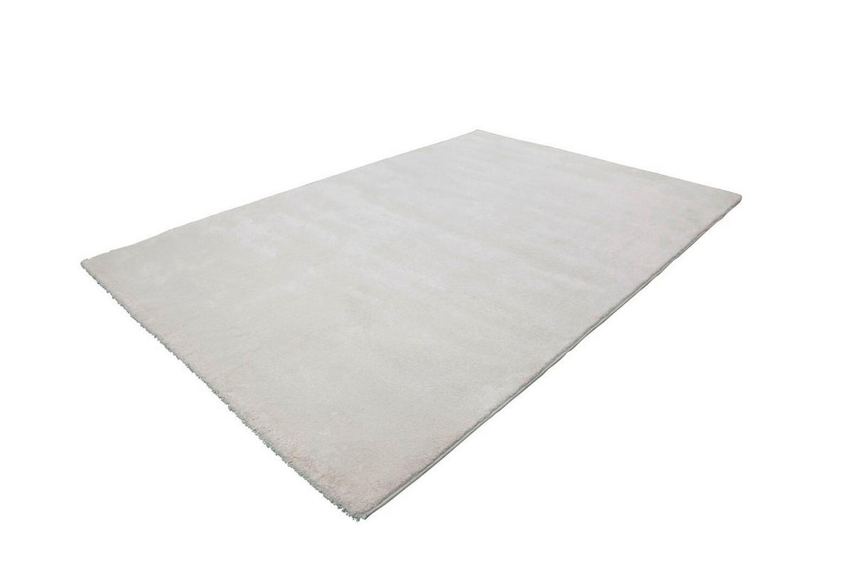 TEPPICH 80/150 cm Saint Lucia 725 Elfenbein Weiß  - Weiß, KONVENTIONELL, Textil (80/150cm)