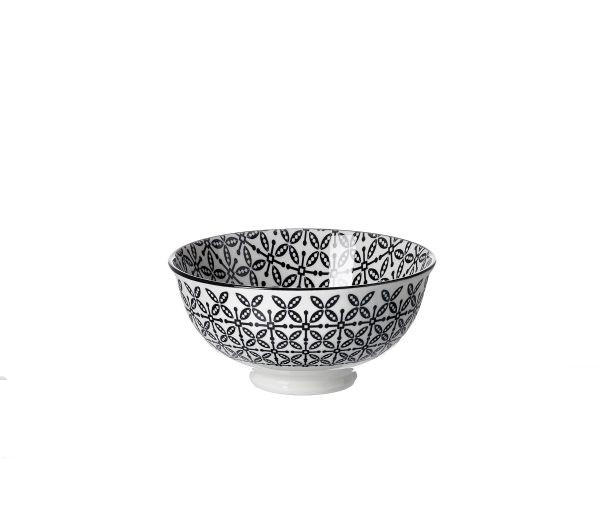 SCHALE Takeo 12 cm   - Schwarz/Weiß, Basics, Keramik (12cm) - Ritzenhoff Breker