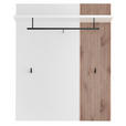 GARDEROBENPANEEL  in 90/112/30 cm  - Eichefarben/Weiß, Design, Holzwerkstoff (90/112/30cm) - Voleo