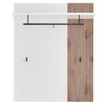 GARDEROBENPANEEL  in 90/112/30 cm  - Eichefarben/Weiß, Design, Holzwerkstoff (90/112/30cm) - Voleo