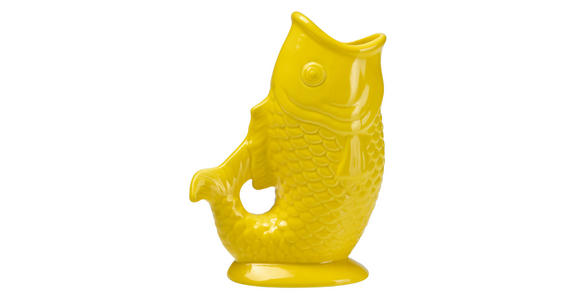 VASE 24.9 cm  - Gelb, Design, Keramik (18,4/24,9/9cm) - Ambia Home