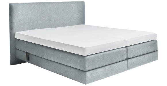 BOXSPRINGBETT 160/200 cm  in Hellgrau  - Hellgrau, KONVENTIONELL, Holz/Textil (160/200cm) - Dieter Knoll