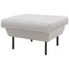 HOCKER Silberfarben  - Silberfarben/Schwarz, Design, Textil/Metall (70/45/70cm) - LOOKS by W.Joop
