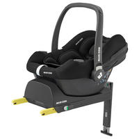 BABYSKYDD Cabriofix i-Size inkl. Cabriofix i-Size Base  - svart, Basics, textil/plast (44/90,5/74cm) - Maxi Cosi Pro