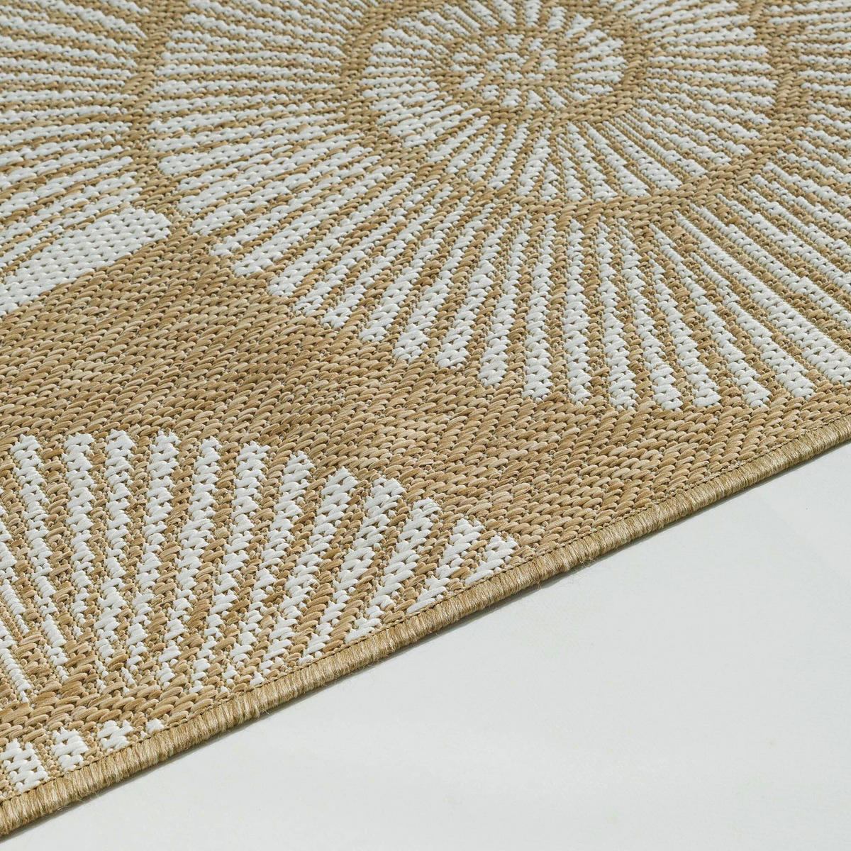 OUTDOORTEPPICH für Terrasse und Balkon 140/200 cm Regina Maritim Naturfarben  - Naturfarben, Design, Textil (140/200cm) - Ambia Garden