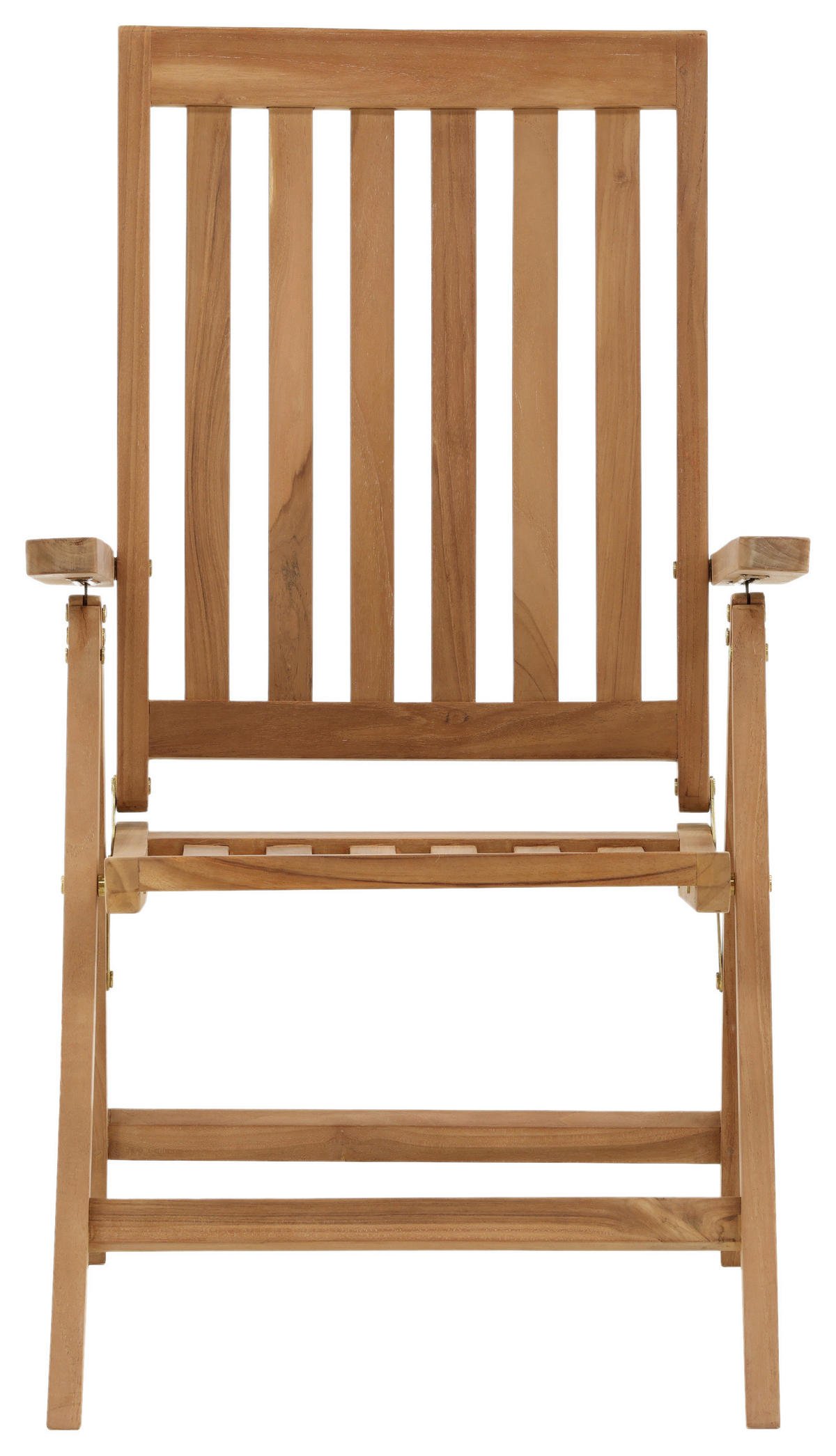 KLAPPSTUHL in Holz Teakfarben  - Teakfarben, KONVENTIONELL, Holz (62/105/73cm) - Gardenson