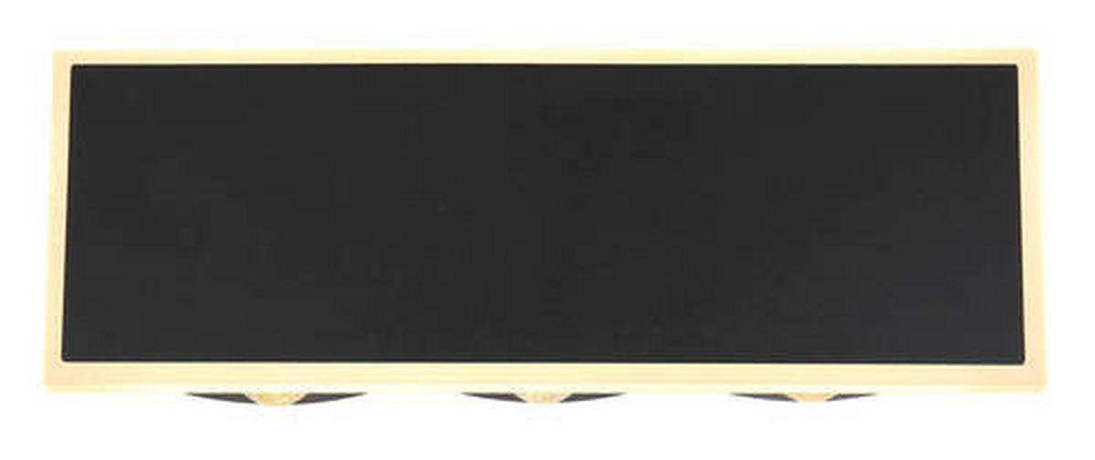 ZIDNA LED LAMPA - prozirna/opal, Osnovno, metal/plastika (25/50/9cm)