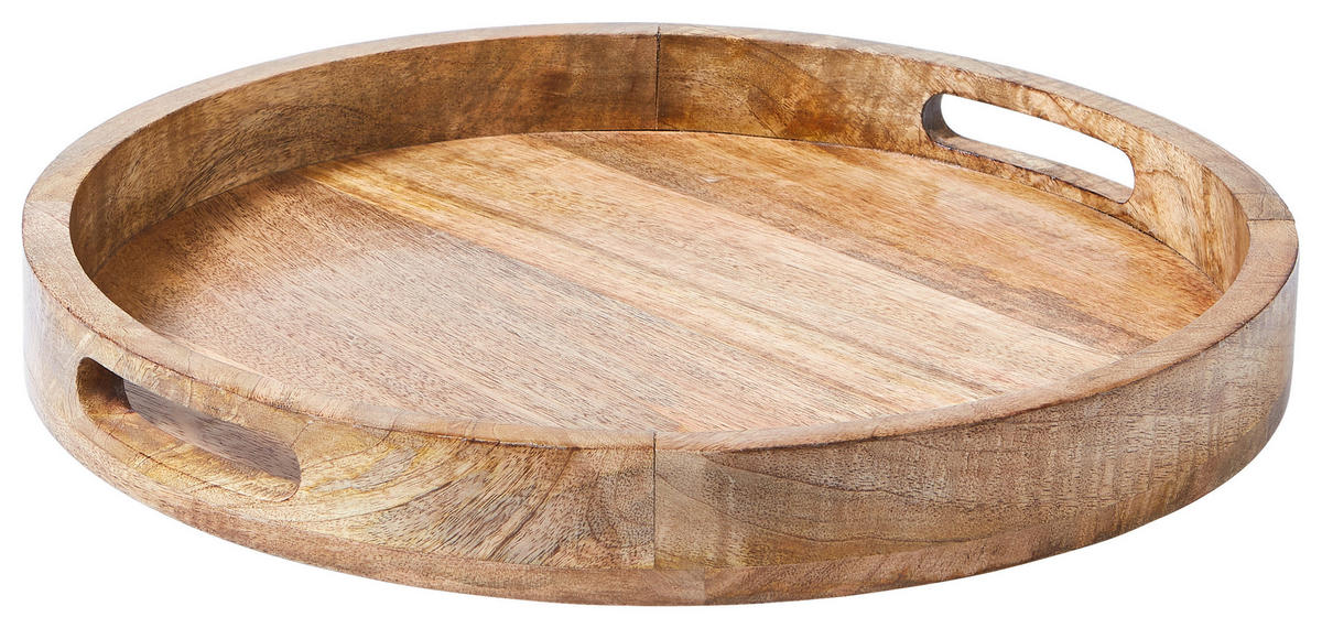 SERVIERTABLETT Holz Mangoholz  - Braun, LIFESTYLE, Holz (40/4,75cm) - Ambia Home