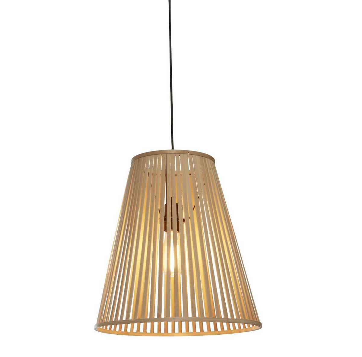 ZÁVĚSNÉ SVÍTIDLO, 40/40/42 cm  - přírodní barvy, Trend, dřevo (40/40/42cm) - Good & Mojo