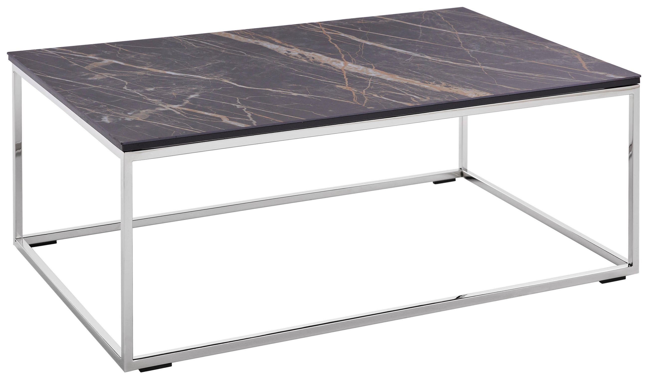 COUCHTISCH 100/60/34 cm rechteckig  - Edelstahlfarben, Design, Keramik/Metall (100/60/34cm) - Joop!