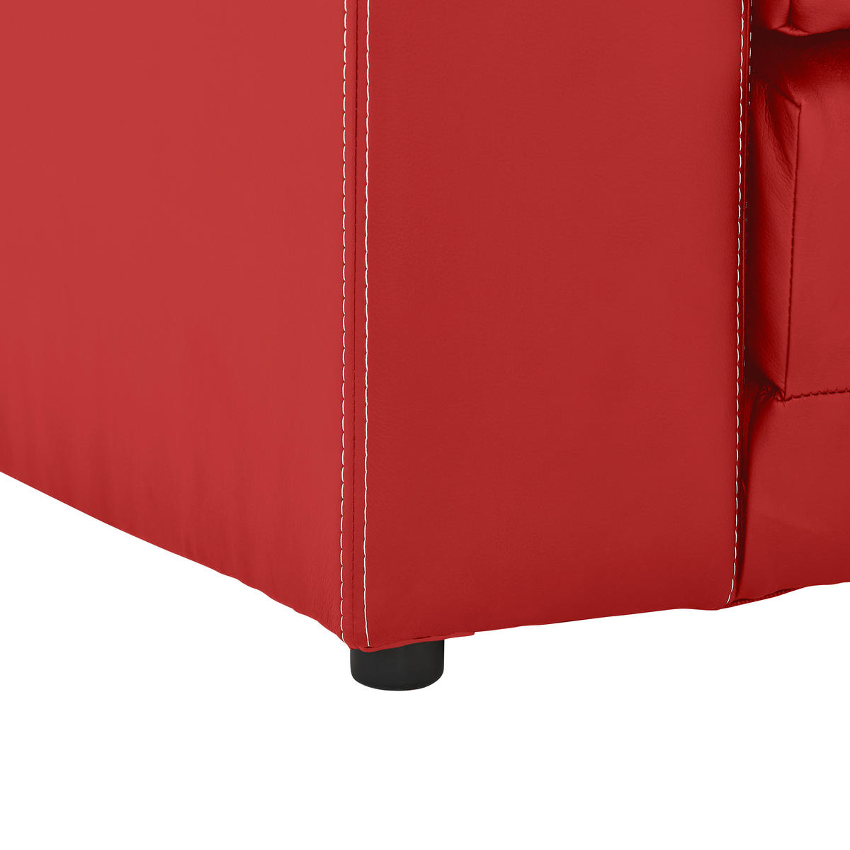 SCHLAFSOFA in Textil Rot  - Weiss/Rot, Design, Kunststoff/Textil (150/78/70cm) - Livetastic