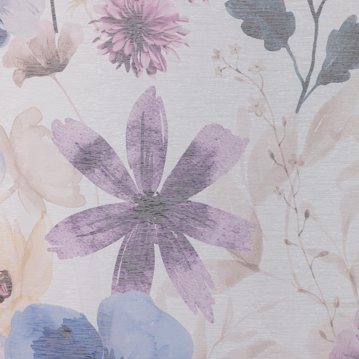 ÖSENSCHAL KORA halbtransparent 140/245 cm   - Multicolor, Natur, Textil (140/245cm) - Esposa