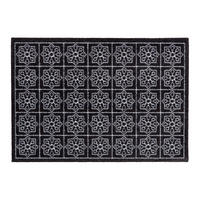 FUßMATTE  50/70 cm  Schwarz, Weiß  - Schwarz/Weiß, Design, Textil (50/70cm) - Esposa