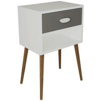 NACHTSCHRANK 45/70/30 cm  - Honigeiche/Anthrazit, MODERN, Holzwerkstoff (45/70/30cm) - MID.YOU