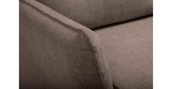 SCHLAFSOFA Webstoff Braun  - Schwarz/Braun, KONVENTIONELL, Kunststoff/Textil (220/89/104cm) - Carryhome